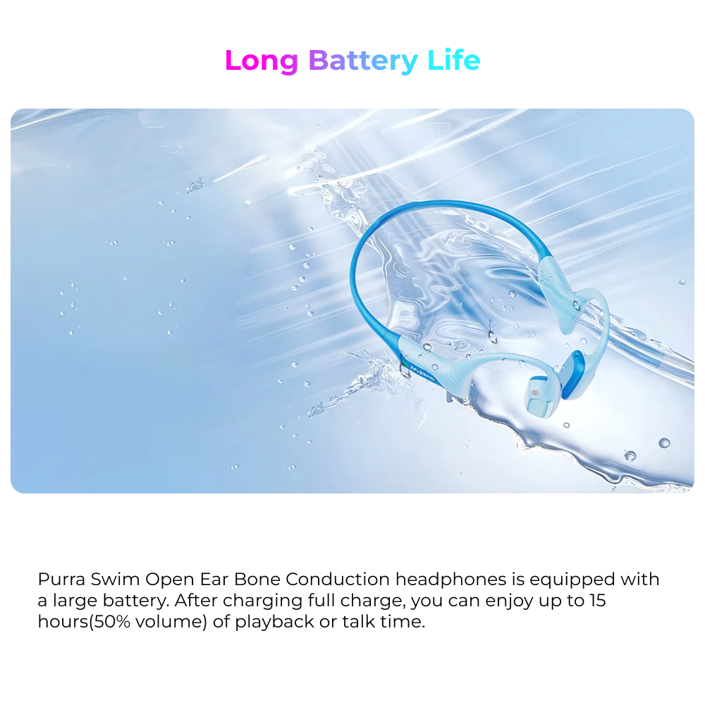 Mojawa Purra Swim Bone Conduction Headphones